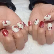 デザインコース（オフなし）　手書きアートやゴージャスなストーンアートを含むコースになります。パラジェル変更¥0