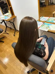 カット+髪質改善ツヤカラー＋髪質改善トリートメント