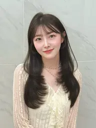 【🫶🏻新規様限定🫶🏻】髪質改善Premiumトリートメント🫧+うる艶透明感カラー✨+韓国くびれ巻き🇰🇷