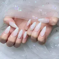 【モデル限定】🩵🩵チップ長さ出し+持ち込みデザイン(デザイン、大きいパーツ2本まで) ¥6480