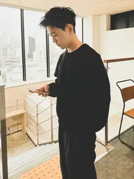 限定メンズカット＋フェザーパーマ+眉カット＋スタイリング