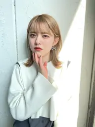 ダブルカラー【ケアブリーチ】+フルカラー+トリートメント ¥15460円