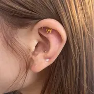 【お試し5粒！】耳つぼジュエリー👂🏻💎可愛く健康に♡ トレンドの耳ツボ✨