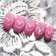 ハートマグネットネイル〈オフ無し〉