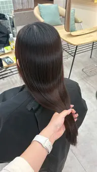 💫縮毛矯正+トリートメント+前髪顔周りカット💫