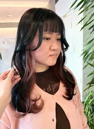 《minimo限定価格✨️》イヤリングカラーケアBL込+透明感カラー+選べるオージュアTR🫧