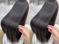 【縮毛矯正はかけたくない！けど髪の毛綺麗にしたい方✨🩵】カシミヤ髪質改善トリートメント✨️