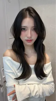 【撮影可能な方⭕️】レイヤーカット➕トリートメント付き🇰🇷🖤