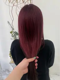 bleachリタッチ ＋カラー＋treatment