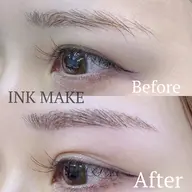 【インクメイク】眉アート　１回施術