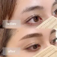 アイブロウワックス&カラーリング¥7700