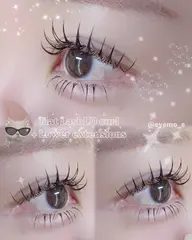 🤍パリエク風L/LDカール140本🖤フラットラッシュ使用☀︎