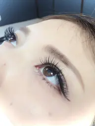 マツエク160本セーブル(フラットラッシュ+500)(カラ-+500円)オフ+500円