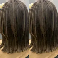 《🔅ケアブリーチ使用🔅》『馴染ませたい方オススメ』ハイライトカラー（ホイル10枚）➕全体カット➕トリートメント✨