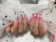 長さ出し(チップ)10本ワンカラー🩷