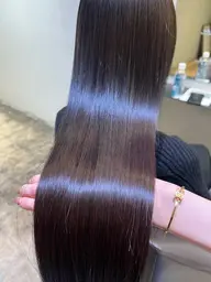 4月限定!【整えカット+髪質改善ストレート(縮毛矯正)+TR】※メンズ不可