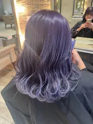 透明感ブリーチダブルカラー🩵カット+トリートメント