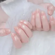 【うるツヤ透明感✨】派手にできない方に◎ナチュラルきれい見えクリアネイル💅