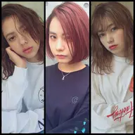 🌈春🉐割🌸トリミングカット&大好評✨ダメージレスフルカラー&潤艶トリートメント【✨メンズも大歓迎✨】寒色暖色/韓国