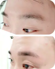 アイブロウWax脱毛+眉カラー