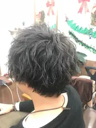 【minimo限定】毛束感✴︎立体感メンズミストパーマ