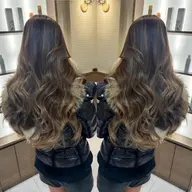 🩵超人気🩵カット＋ハイライトカラー＋髪質改善TR_¥20000