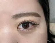 ケラチンラッシュリフトコーティング仕上げ