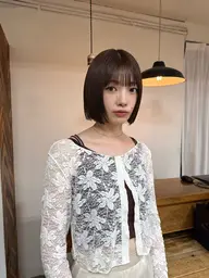 ✨前髪カット&前髪縮毛矯正＆トリートメント✨マイクロバブルmarbb付き(marbb初回のみ)