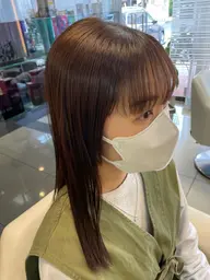 前髪縮毛🍀 くせで気になる前髪をサラサラ理想の前髪に🖤