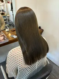 【⭐️ロング料金なし】毛先カット+カラー+髪質改善トリートメント