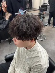 【大人気✨】韓国風メンズカット🇰🇷＋波巻きパーマ