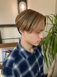 【メンズ限定】海外風バレイヤージュ+トリートメント付き🔥