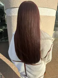 🎀【毛先のダメージ気になる方必見】🎀毛先カット✂︎+透明感 ワンカラー🥣