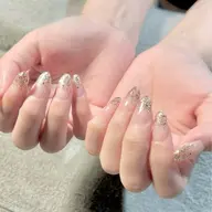 人気【ハンド】ラメグラデーション￥6600→3500（他店オフ無料）