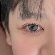 下まつ毛のマツエク👀🩵40本