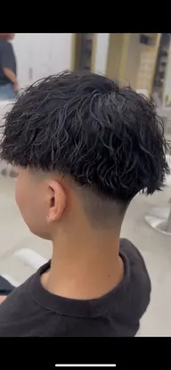 カット+ツイストスパイラルマッシュ