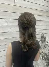 🖤華やかハーフアップ🖤