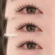 3月限定【しっかり盛れる】マツエク🖤フラットラッシュ120本+コーティング(※オフ無料)