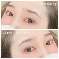 【SETメニュー】《まつ毛カール+眉毛スレッディング (糸脱毛)》