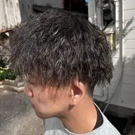 メンズカット+ツイストスパイラルパーマ🌀+水トリートメント