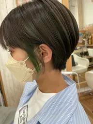 骨格修正カット＋お好みの色のインナーカラー＋ツヤカラー