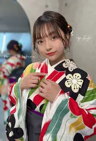 【🌸卒業式🌸】　袴着付け👘+フルメイク💄+ヘアセット🎀　⚠️予約リクエストのみ