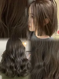 【彼にかわいいって言わせたい方へ🫧】オリーブグレージュ🫒カラー➕髪質改善トリートメント／カラー相談🙆‍♂️