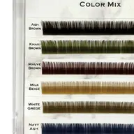 くすみカラーエクステ★フラットラッシュ80本！初回オフ無料♪