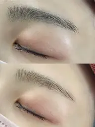 一気に垢抜け 眉毛脱色✨