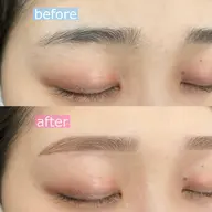 眉毛color ＋ 美眉毛アイブロウWAXスタイリング+眉メイク仕上げ￥6300［眉毛］