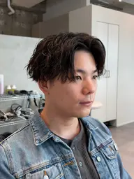 【平日限定!】 カット + パーマ 朝のスタイリングを楽に!