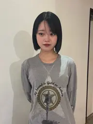 【ミニモ学割】フェイクブラック／黒染めを使わない実習・就活カラー🐈‍⬛🎵平日メニュー