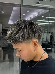 カット＋ハイライト（メッシュ）