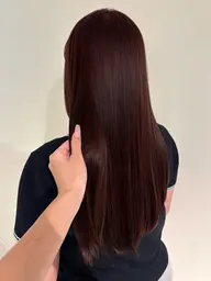 潤い艶カラー+大人気なAujuaトリートメント🍑